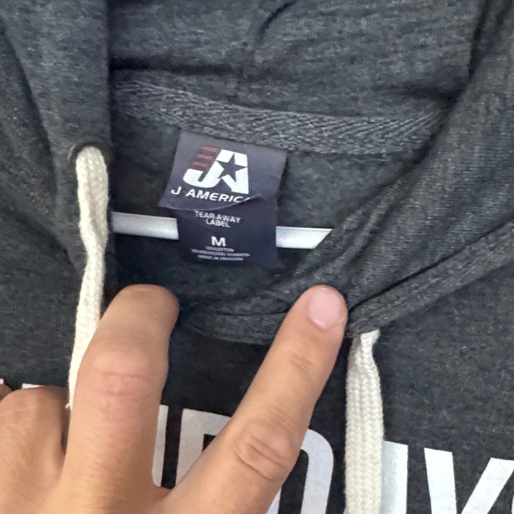 J. America Dark Gray Hoodie - Saturdays Are For The Boys - Picture 2 of 4